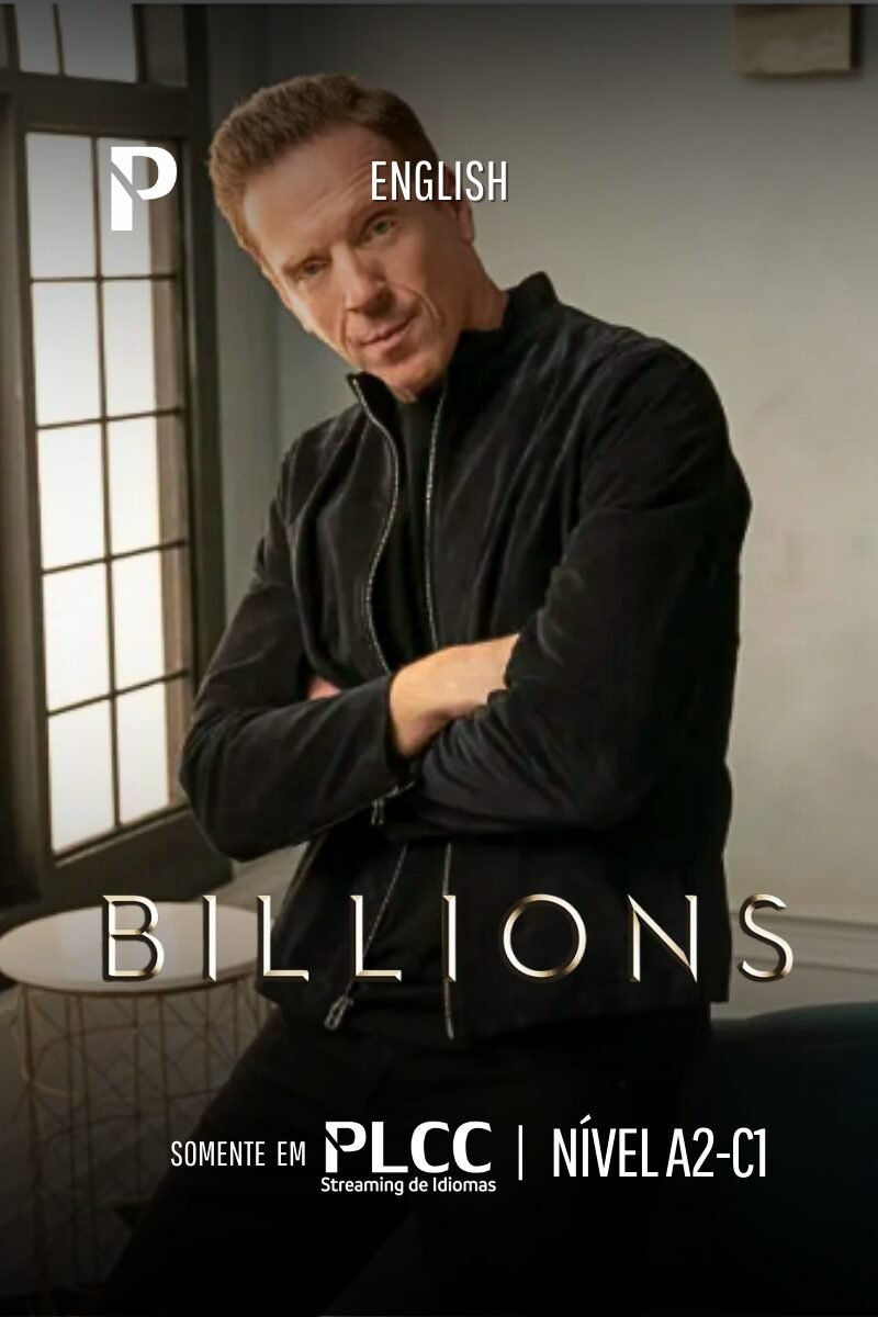 Curso de inglês com Billions na PLCC Idiomas — aprenda com cenas e vocabulário real. Nivelamento, reunião, videoconferência, proficiência, teste, avaliação, processo seletivo, RH, recrutamento, solução. Idiomas. ensinar inglês e espanhol. conteúdo real.