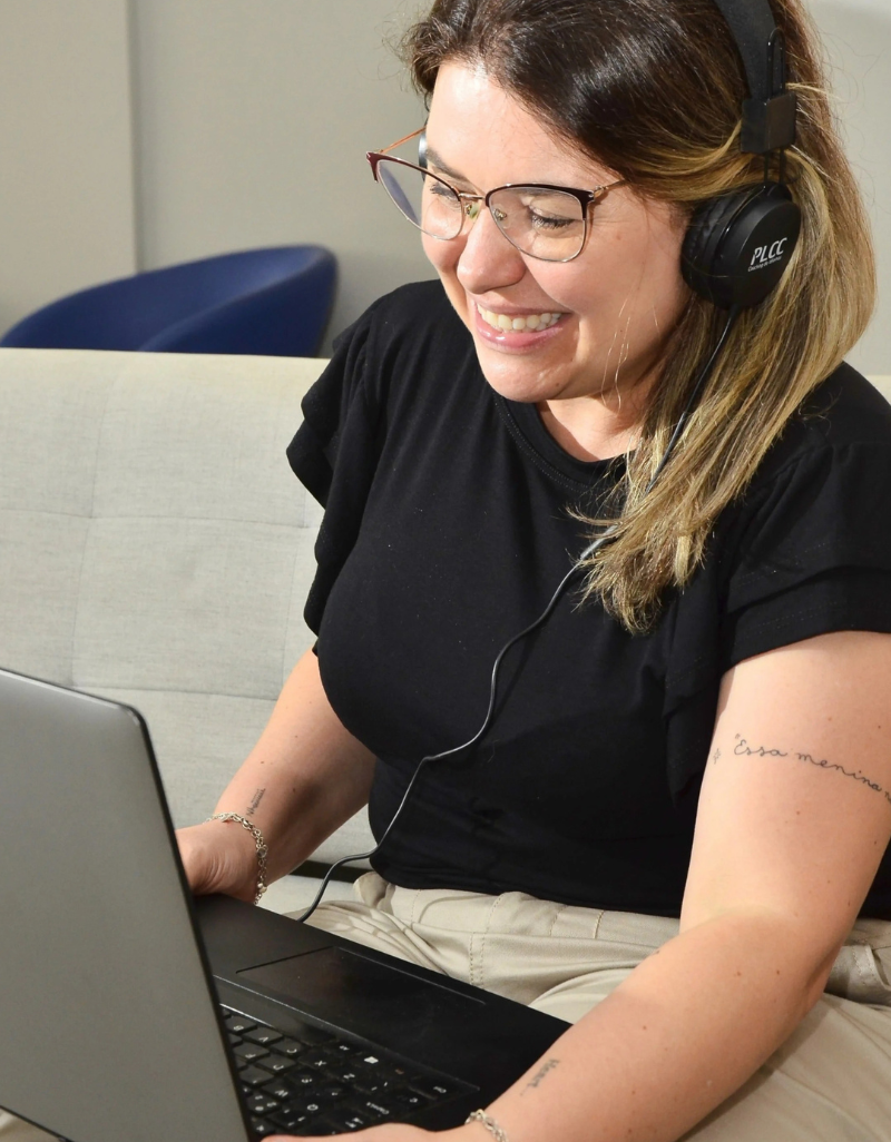 aluna corporativa, empresas, aula online, ingles, espanhol , parceria, plcc